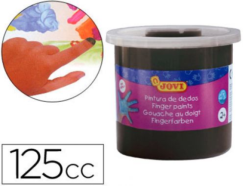 Estojo jovi pintura a dedos 125 ml preto opaco , Jovi , 16455 , 8412027029049